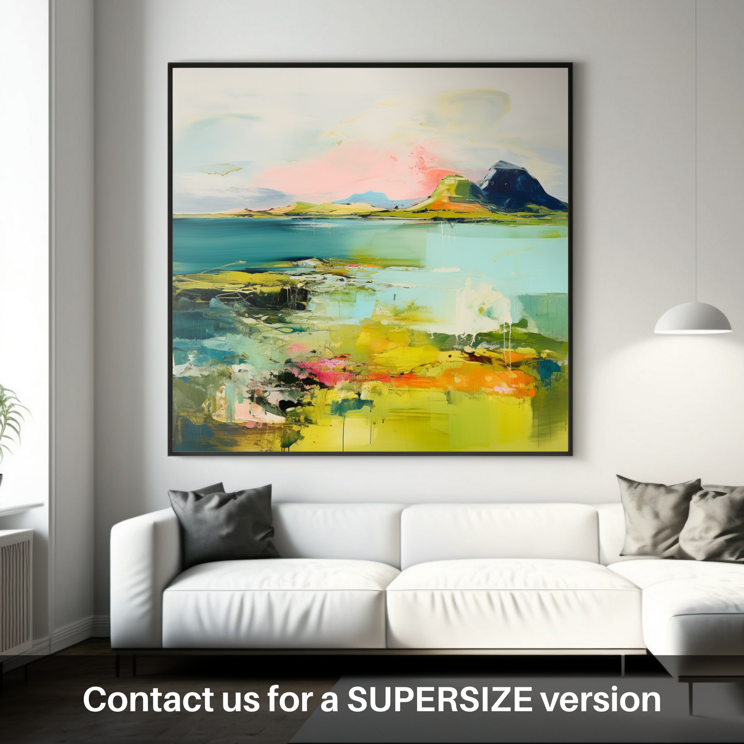 Huge supersize print of Isle of Raasay, Inner Hebrides in summer