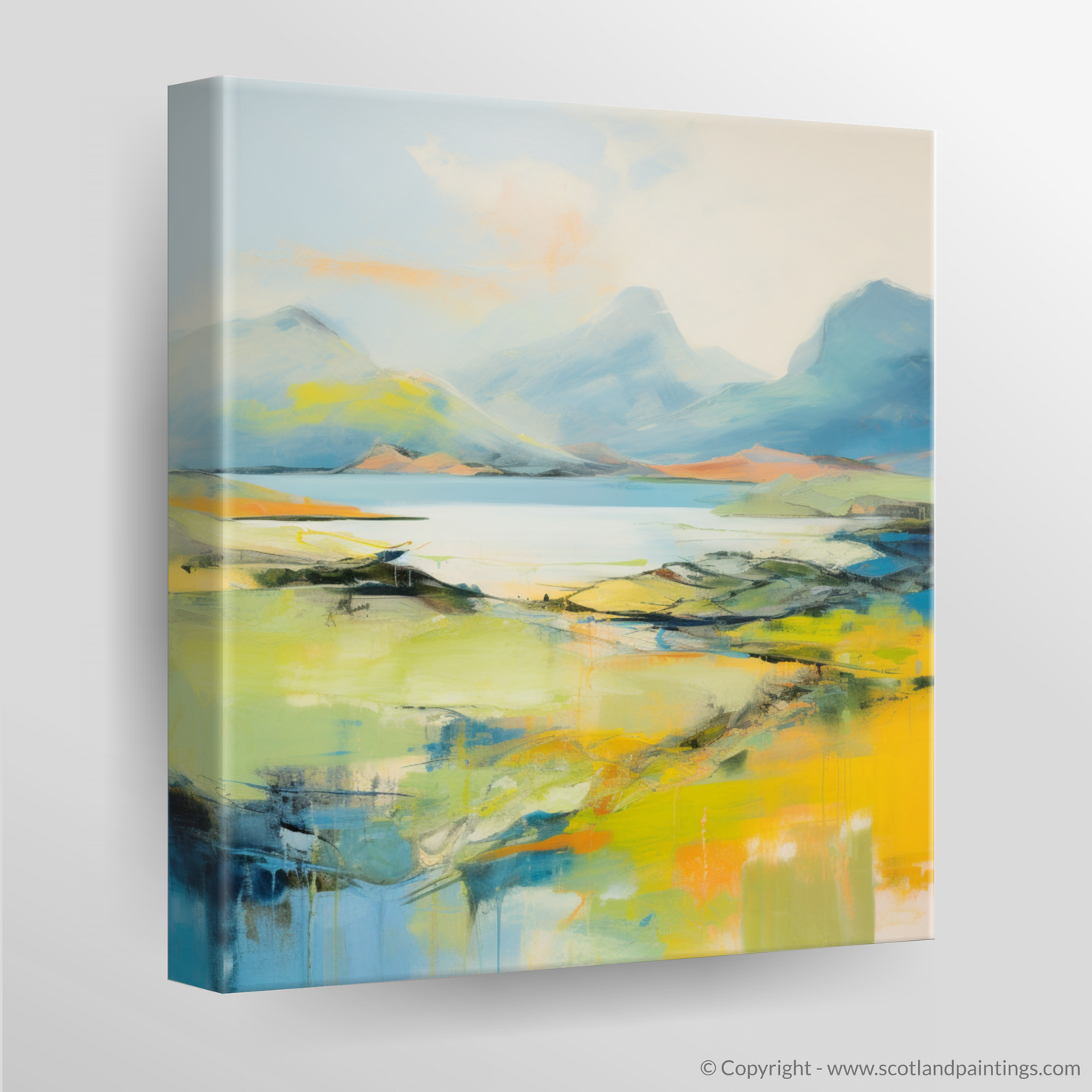 Canvas Print of Isle of Raasay, Inner Hebrides in summer