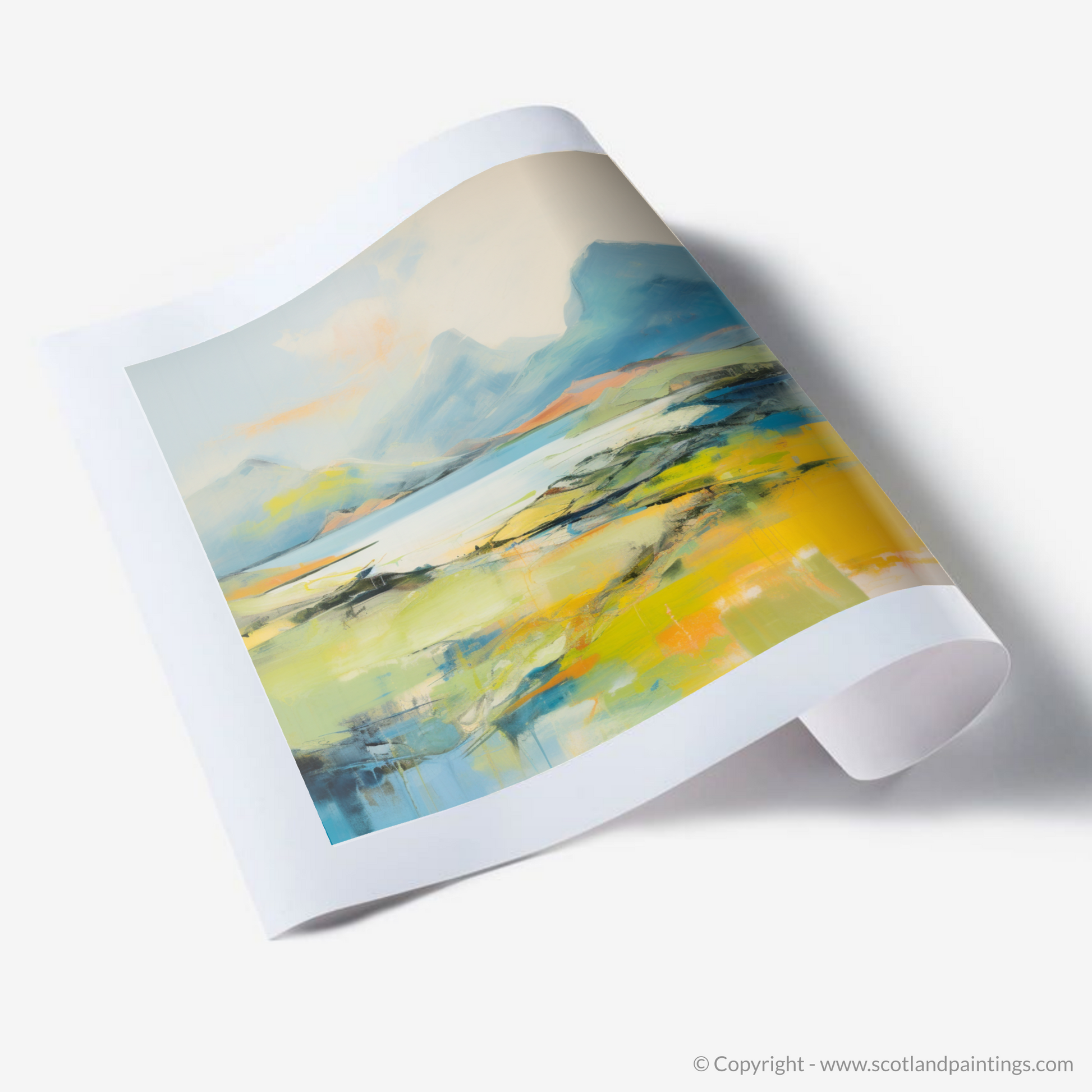 Art Print of Isle of Raasay, Inner Hebrides in summer