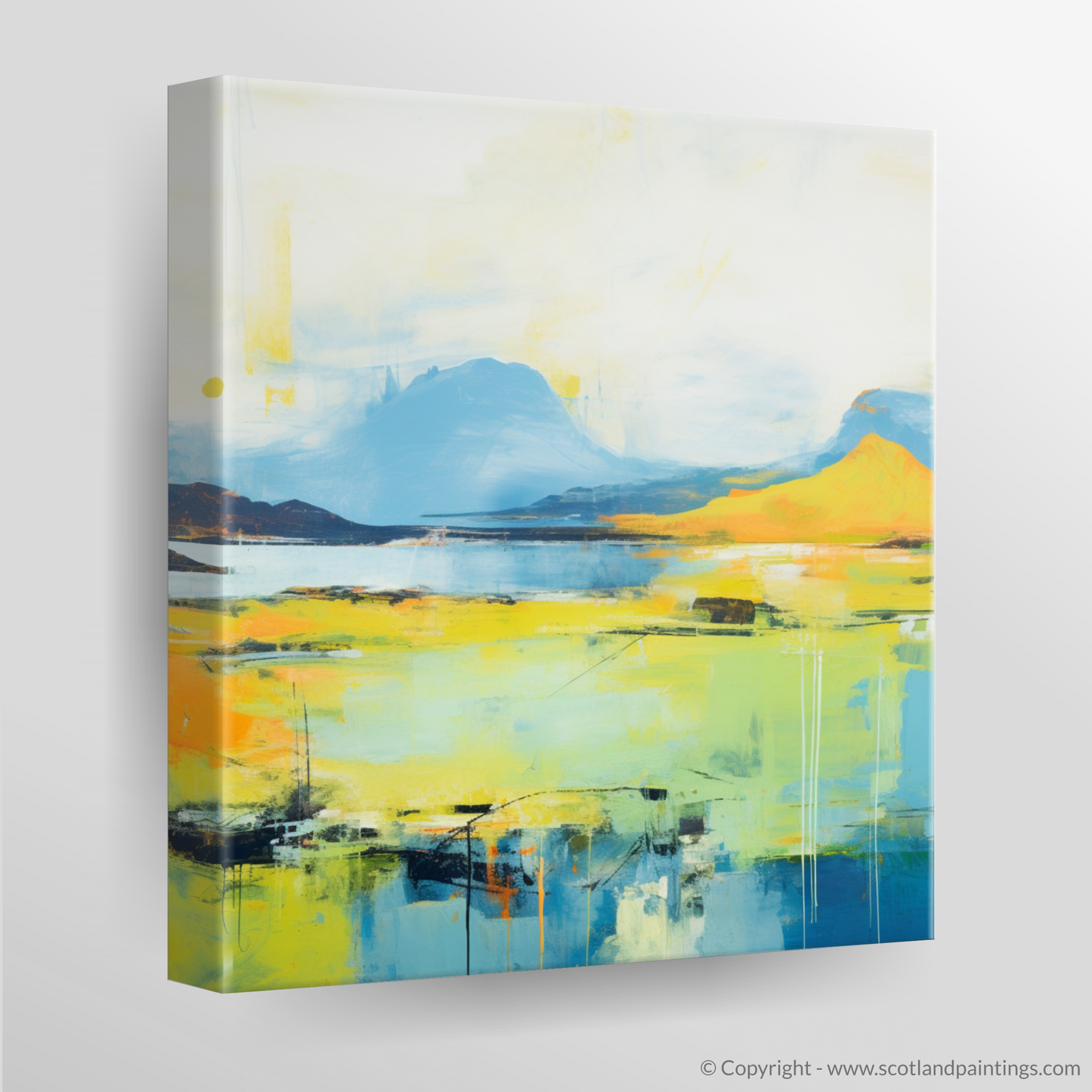 Canvas Print of Isle of Raasay, Inner Hebrides in summer