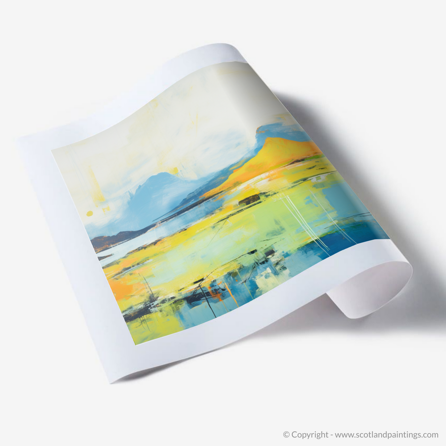 Art Print of Isle of Raasay, Inner Hebrides in summer