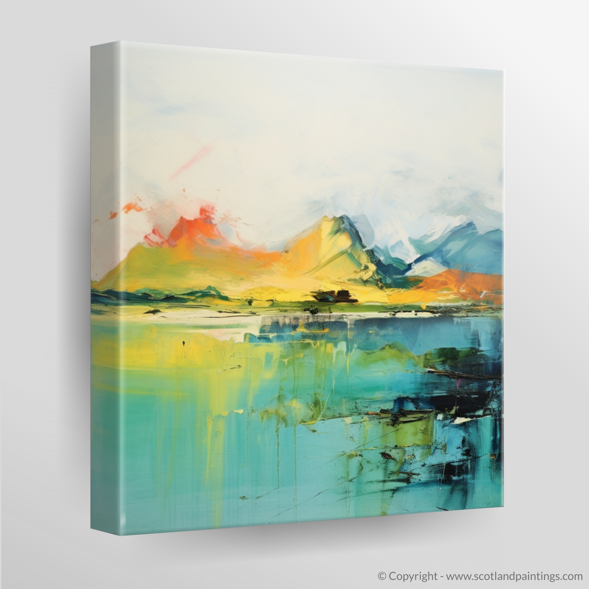 Canvas Print of Isle of Raasay, Inner Hebrides in summer