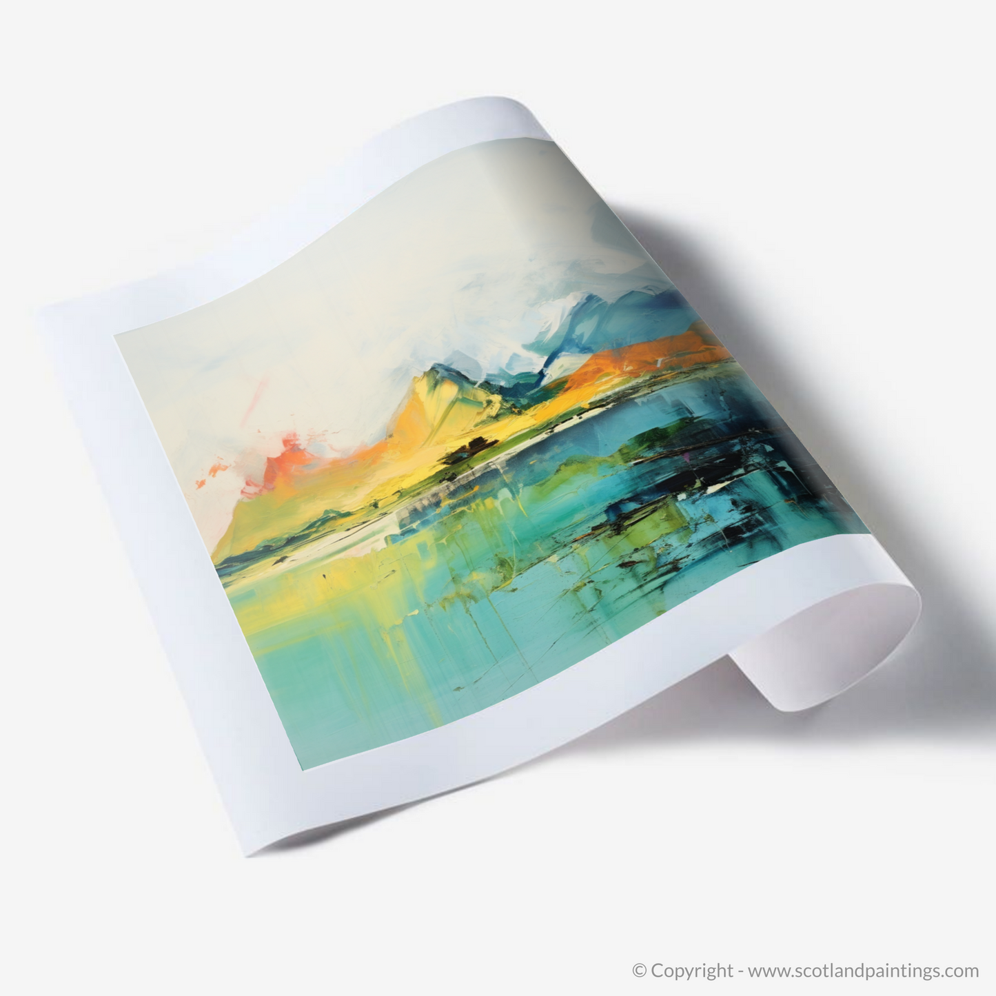 Art Print of Isle of Raasay, Inner Hebrides in summer