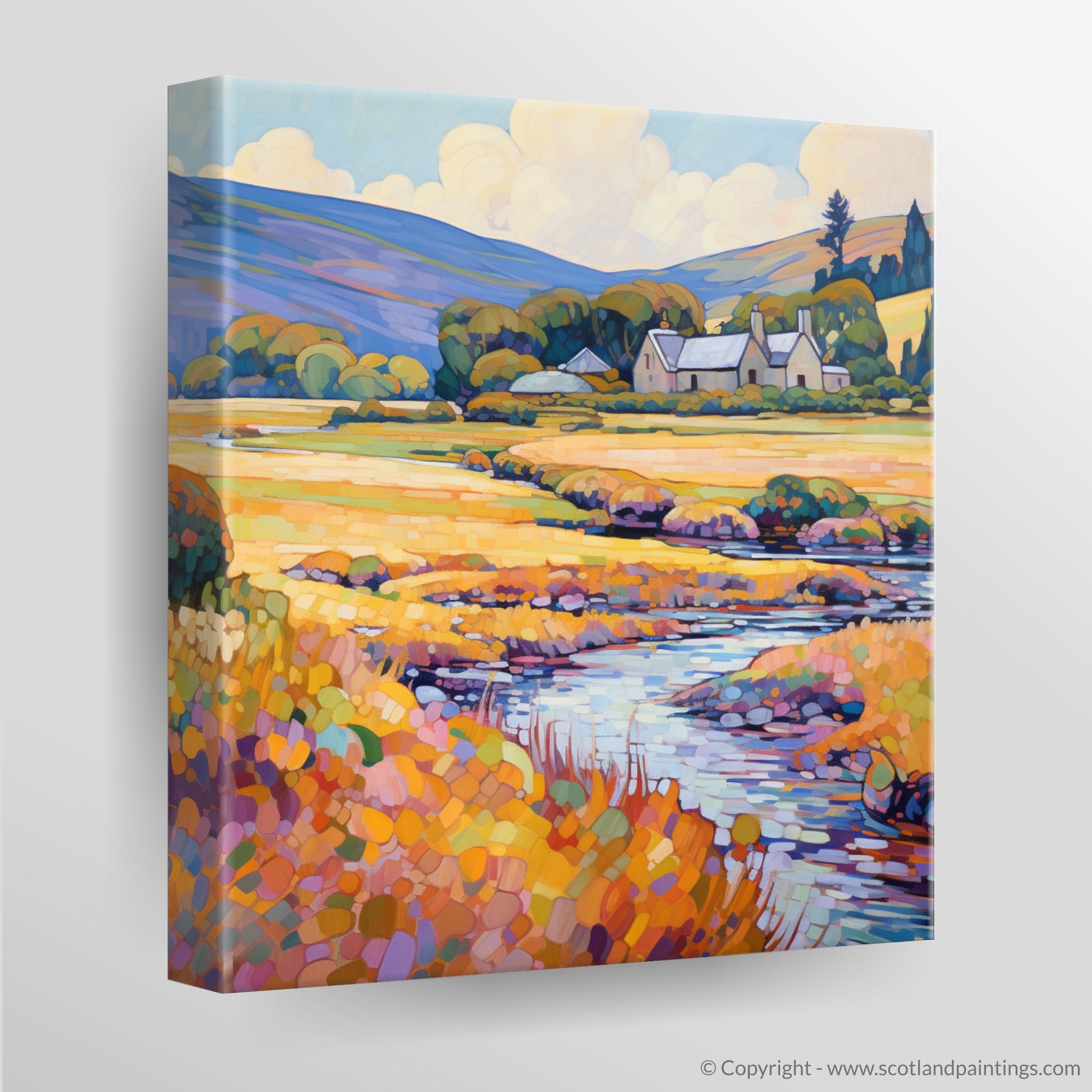 Canvas Print of Glenlivet, Moray in summer