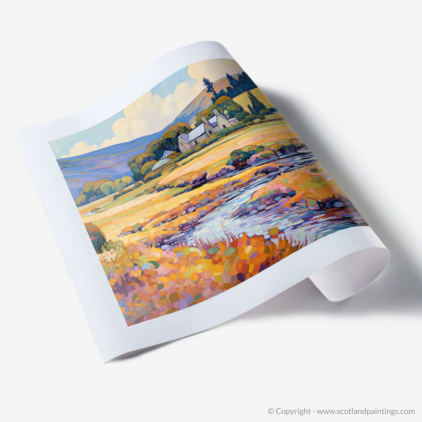 Art Print of Glenlivet, Moray in summer