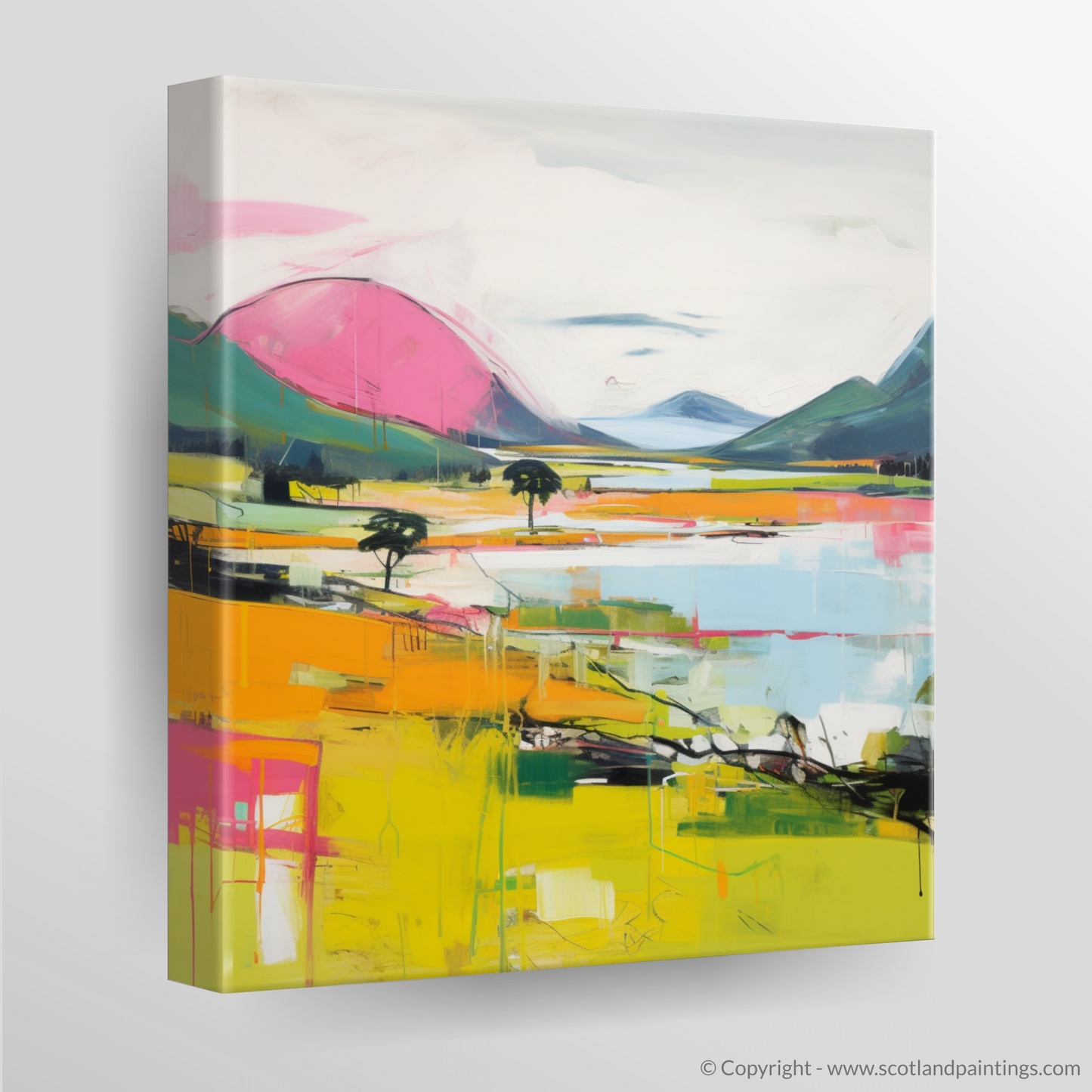 Canvas Print of Loch Linnhe, Highlands in summer