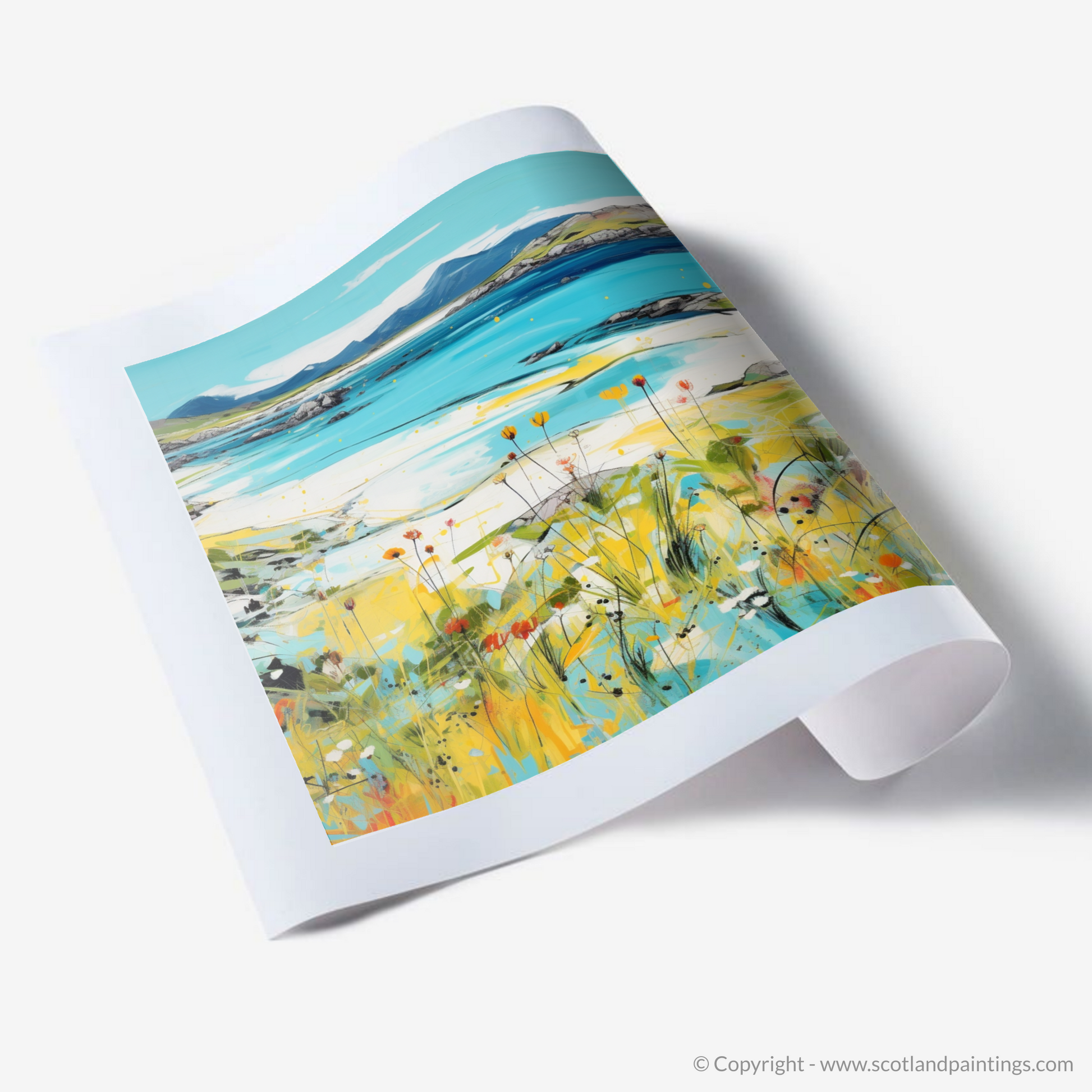 Art Print of Isle of Harris, Outer Hebrides in summer