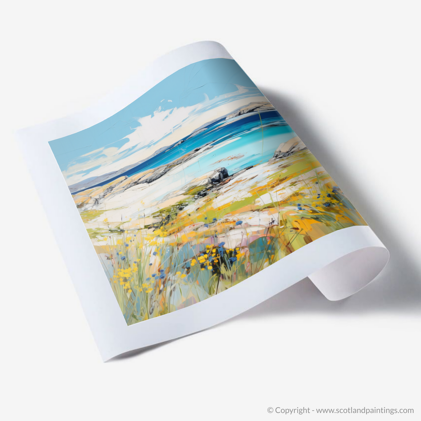 Art Print of Isle of Harris, Outer Hebrides in summer