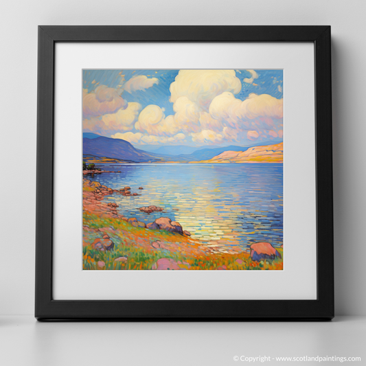 Painting and Art Print of Isle of Arran, Firth of Clyde in summer. Summer Serenade on the Isle of Arran.