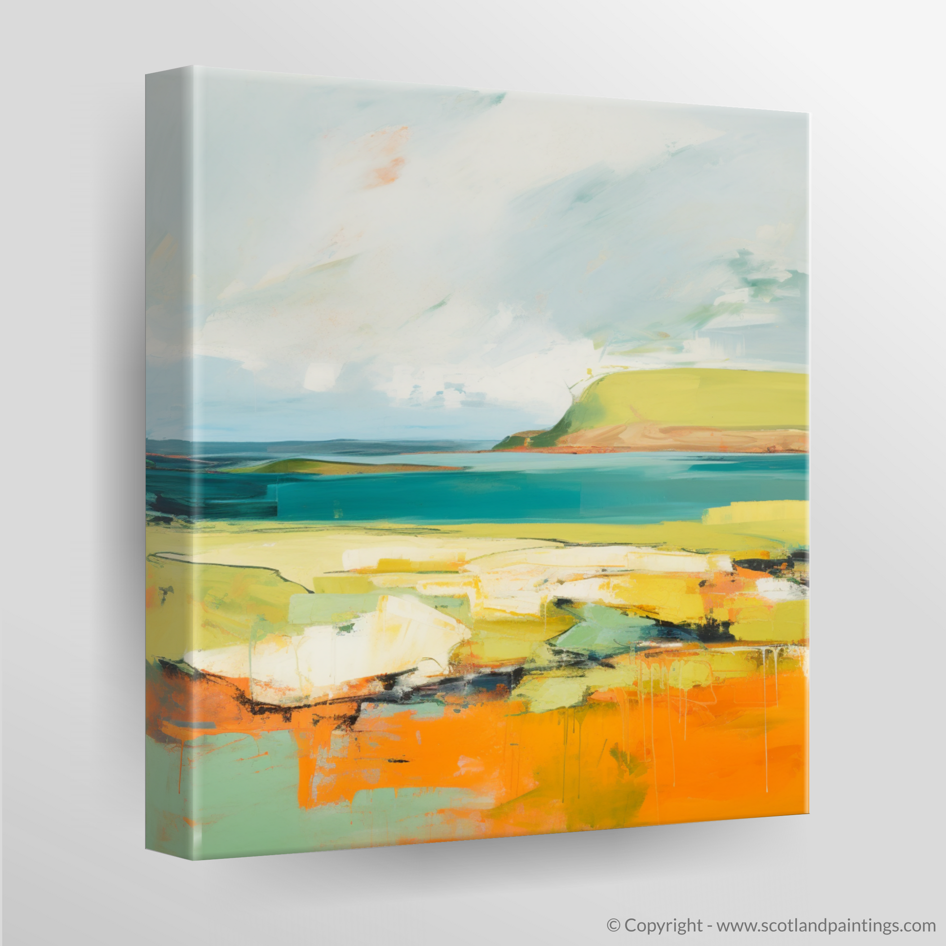 Canvas Print of Orkney, North of mainland Scotland in summer