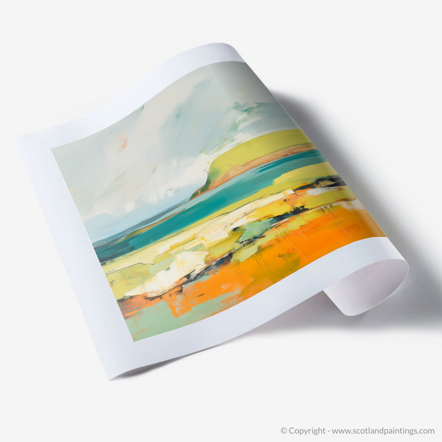 Art Print of Orkney, North of mainland Scotland in summer