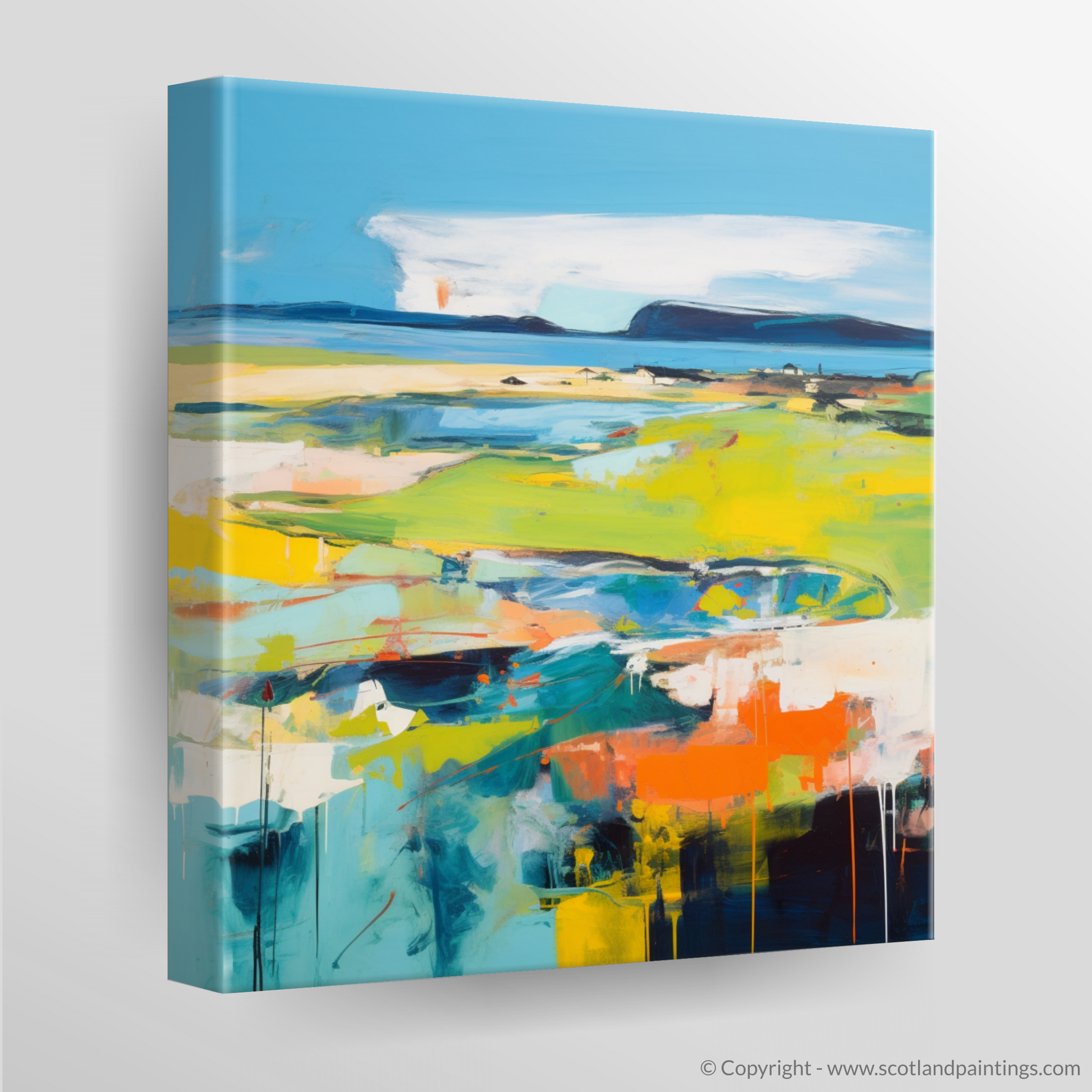 Canvas Print of Orkney, North of mainland Scotland in summer