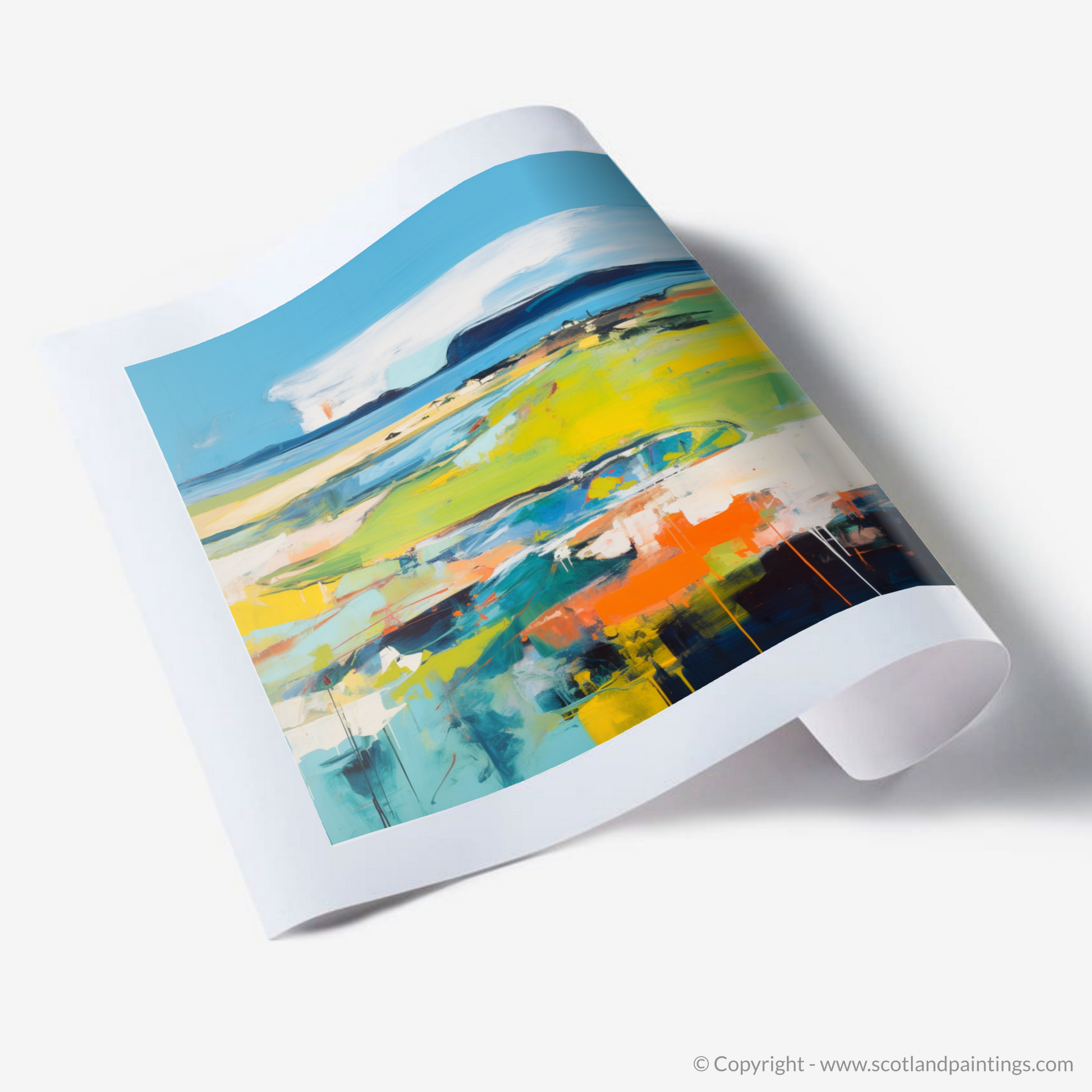 Art Print of Orkney, North of mainland Scotland in summer