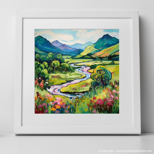 Vibrant Glen Orchy Summer: A Symphony of Fauvist Hues
