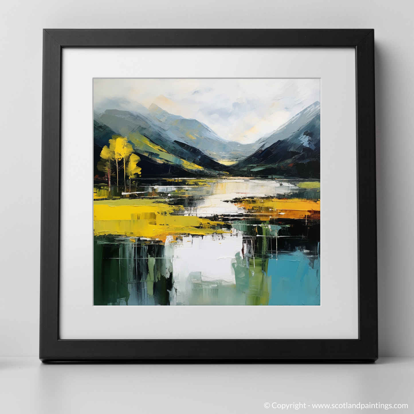 Highland Mirage: An Abstract Ode to Loch Lochy Summer