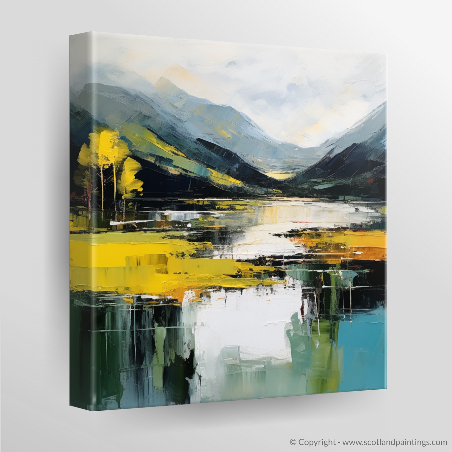 Highland Mirage: An Abstract Ode to Loch Lochy Summer