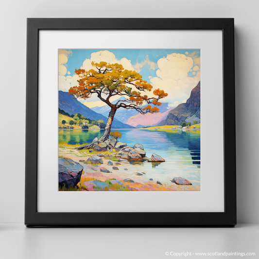 Summer Serenity at Loch Maree: An Impressionist Tribute