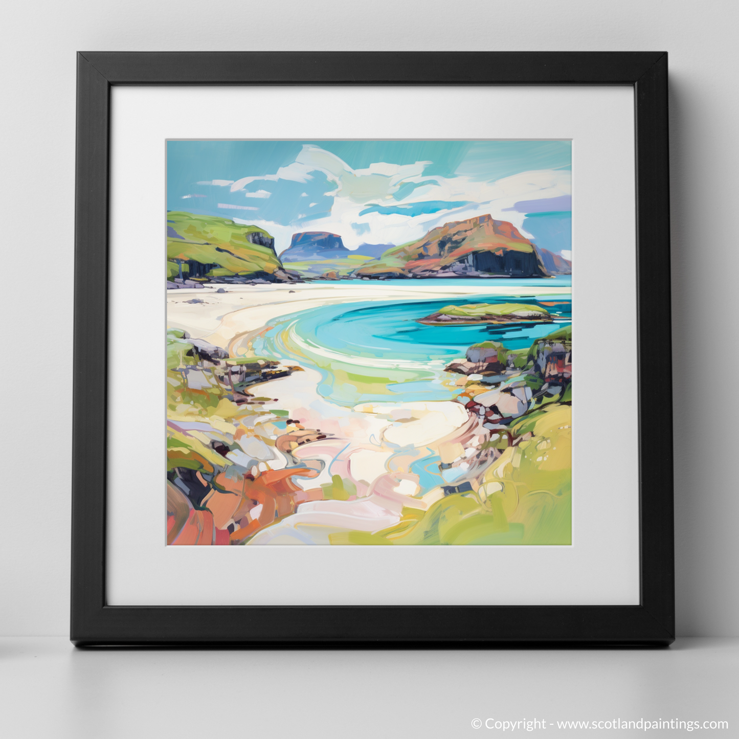 Calgary Bay Summer Vibrance: A Modern Ode to the Isle of Mull