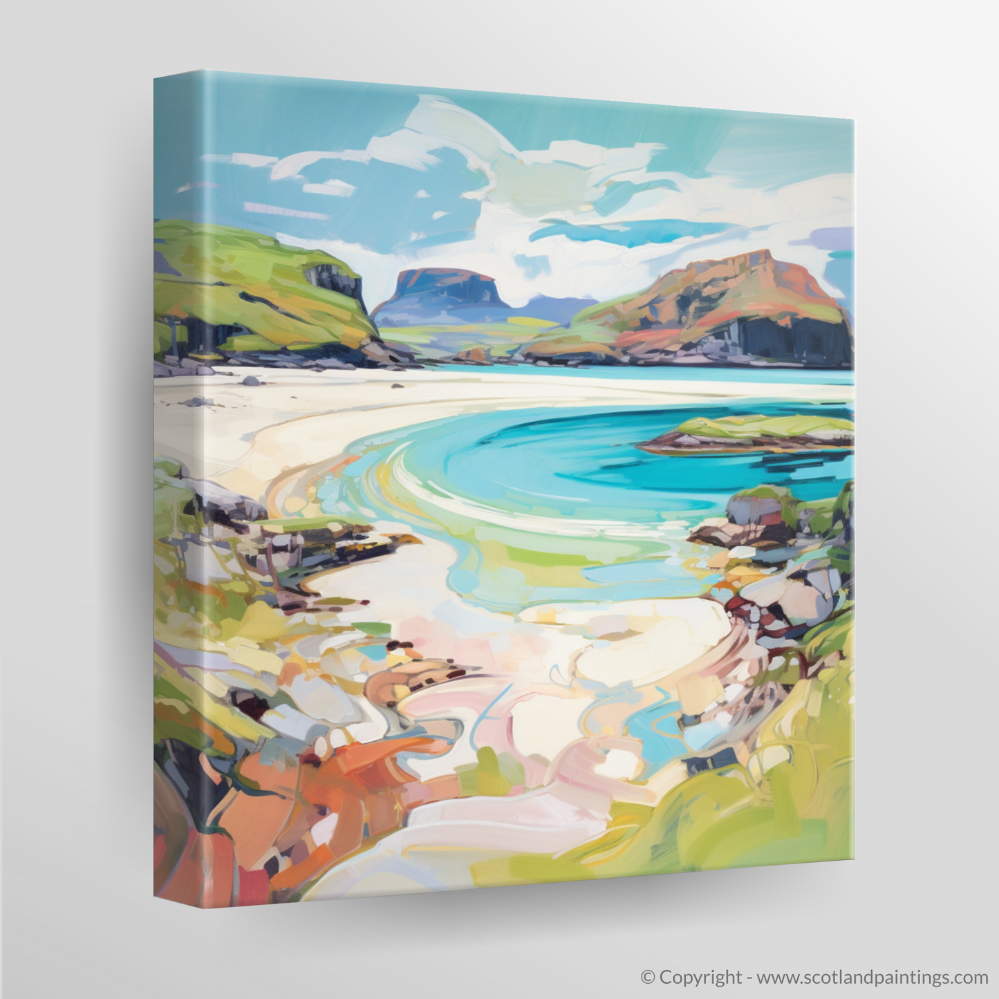 Calgary Bay Summer Vibrance: A Modern Ode to the Isle of Mull