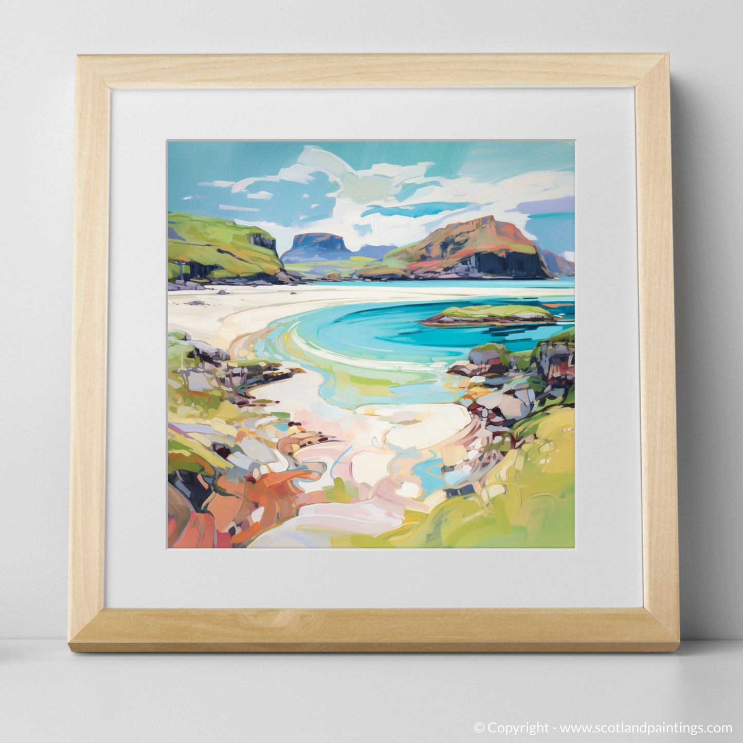 Calgary Bay Summer Vibrance: A Modern Ode to the Isle of Mull