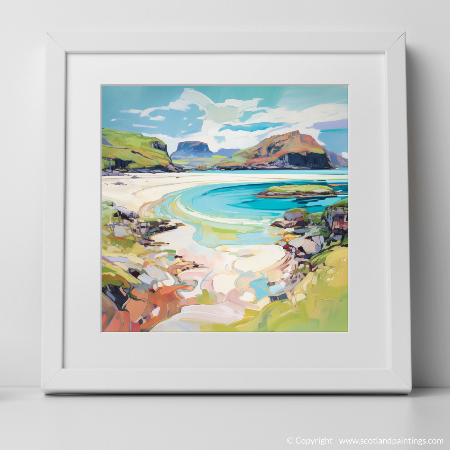 Calgary Bay Summer Vibrance: A Modern Ode to the Isle of Mull