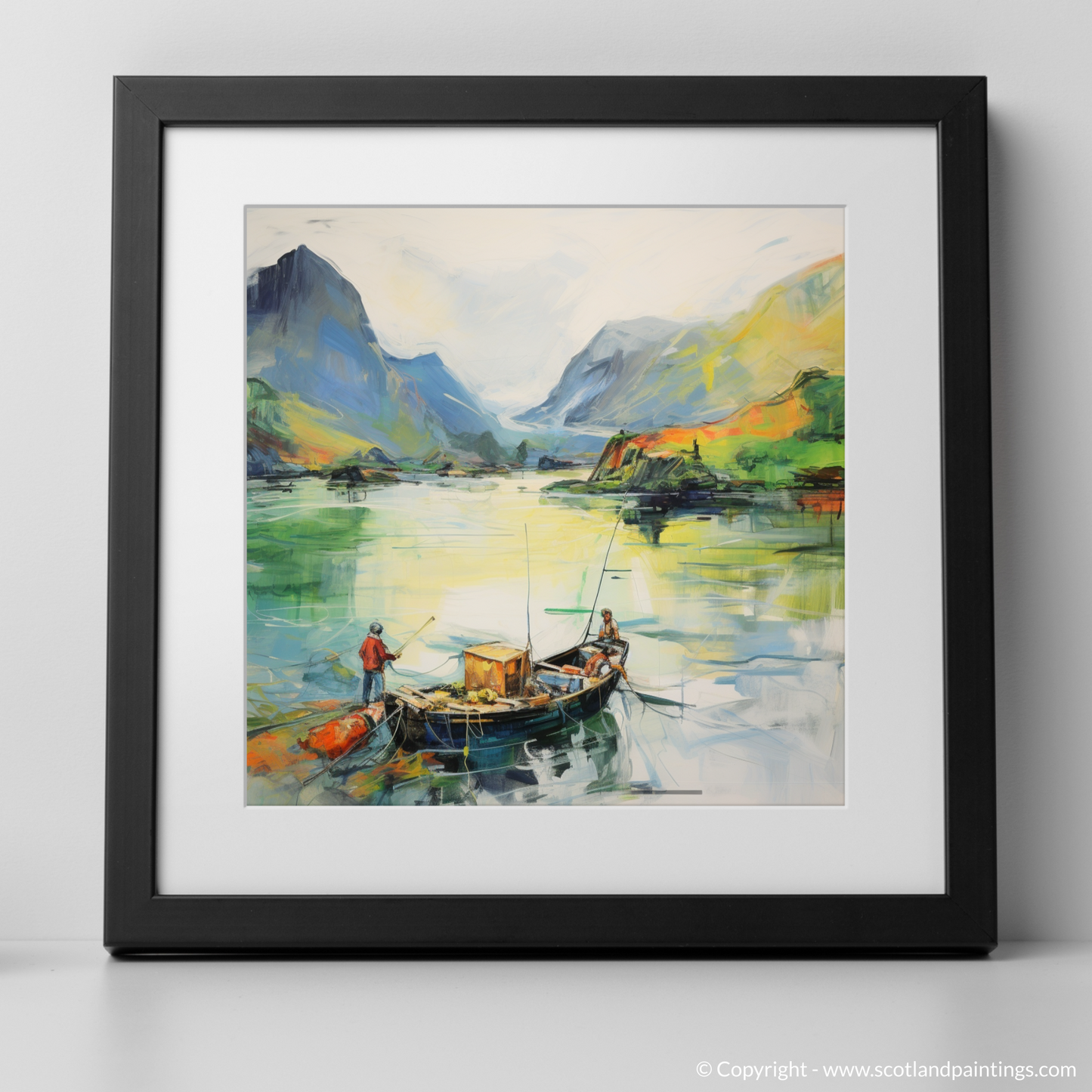 Summer Serenity: Fishermen in Glencoe