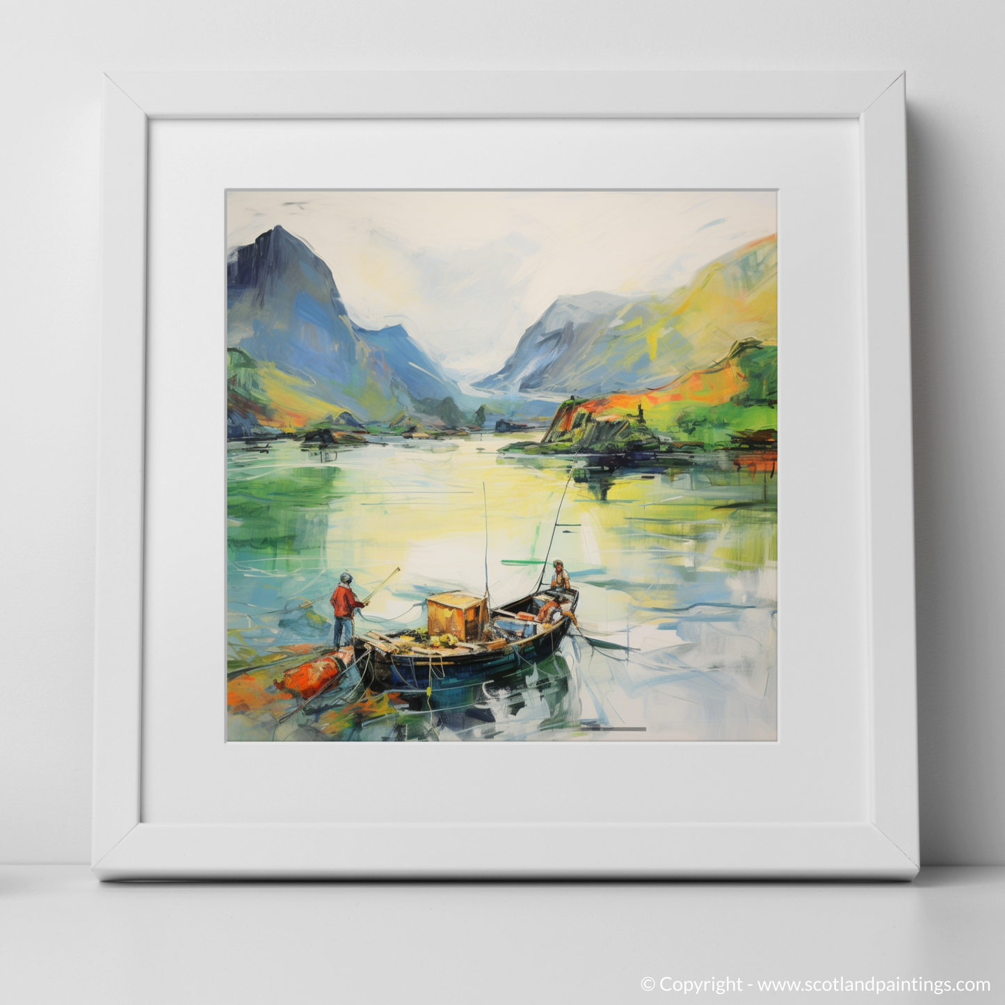 Summer Serenity: Fishermen in Glencoe