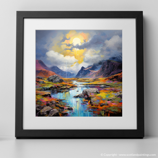 Storm Over the Fairy Pools: A Scottish Summer Impression