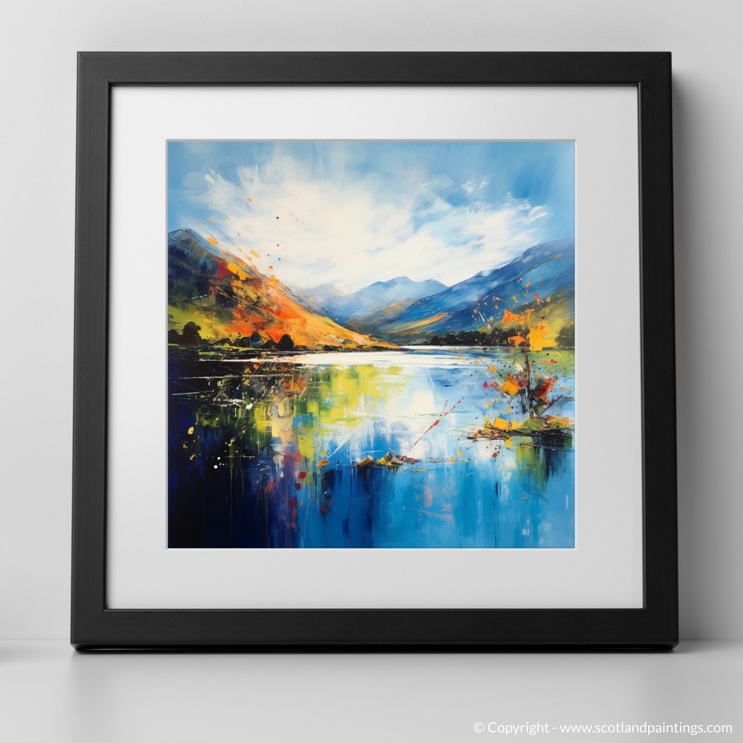 Summer Serenade: Abstract Loch Earn