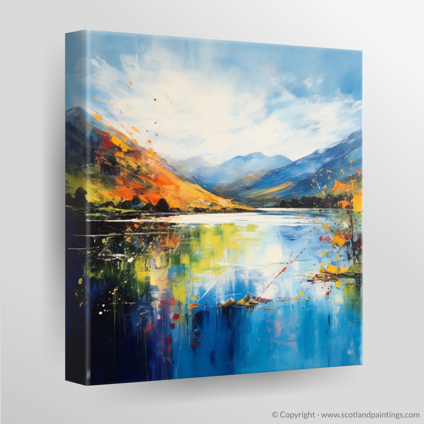 Summer Serenade: Abstract Loch Earn