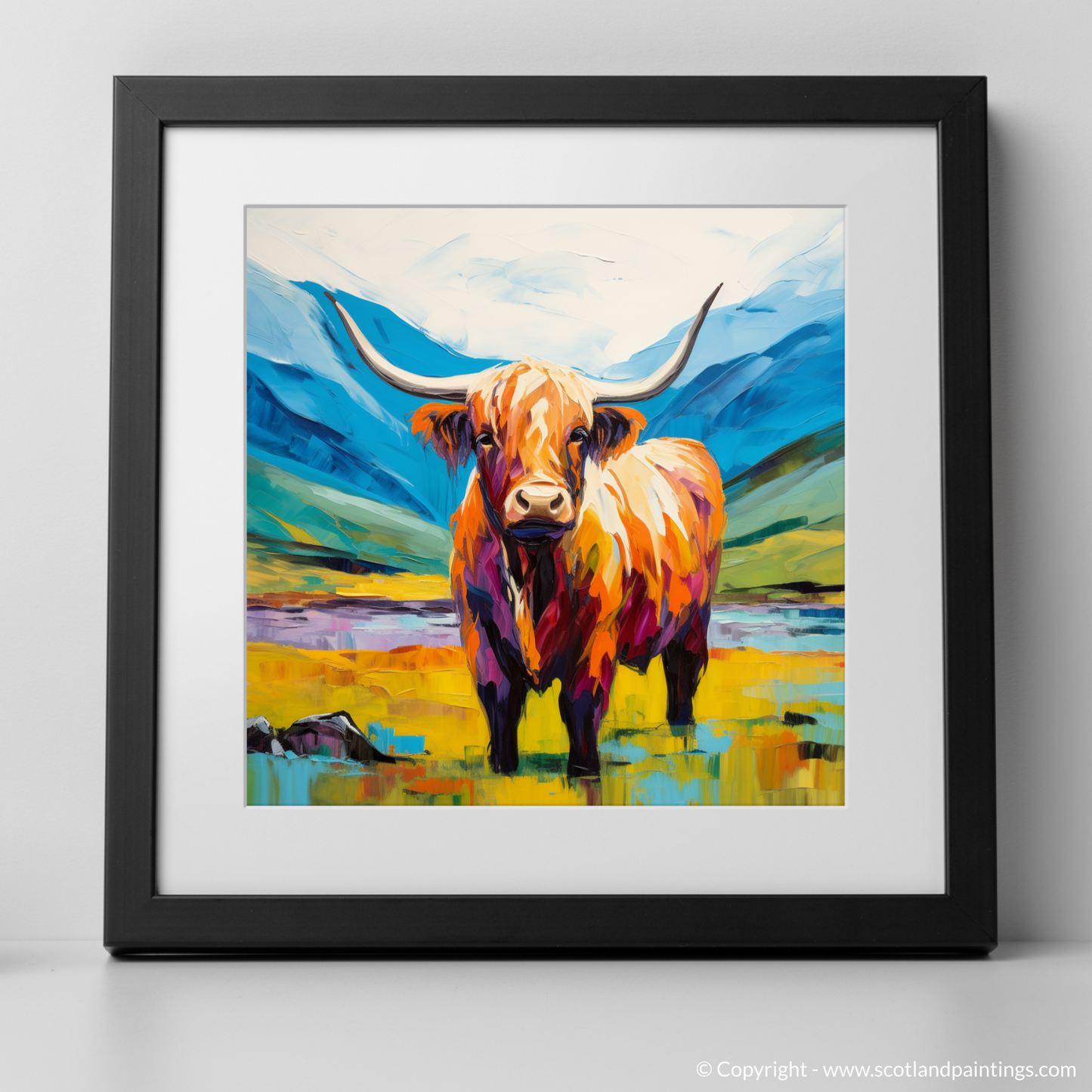 Highland Cow in Summer Splendour