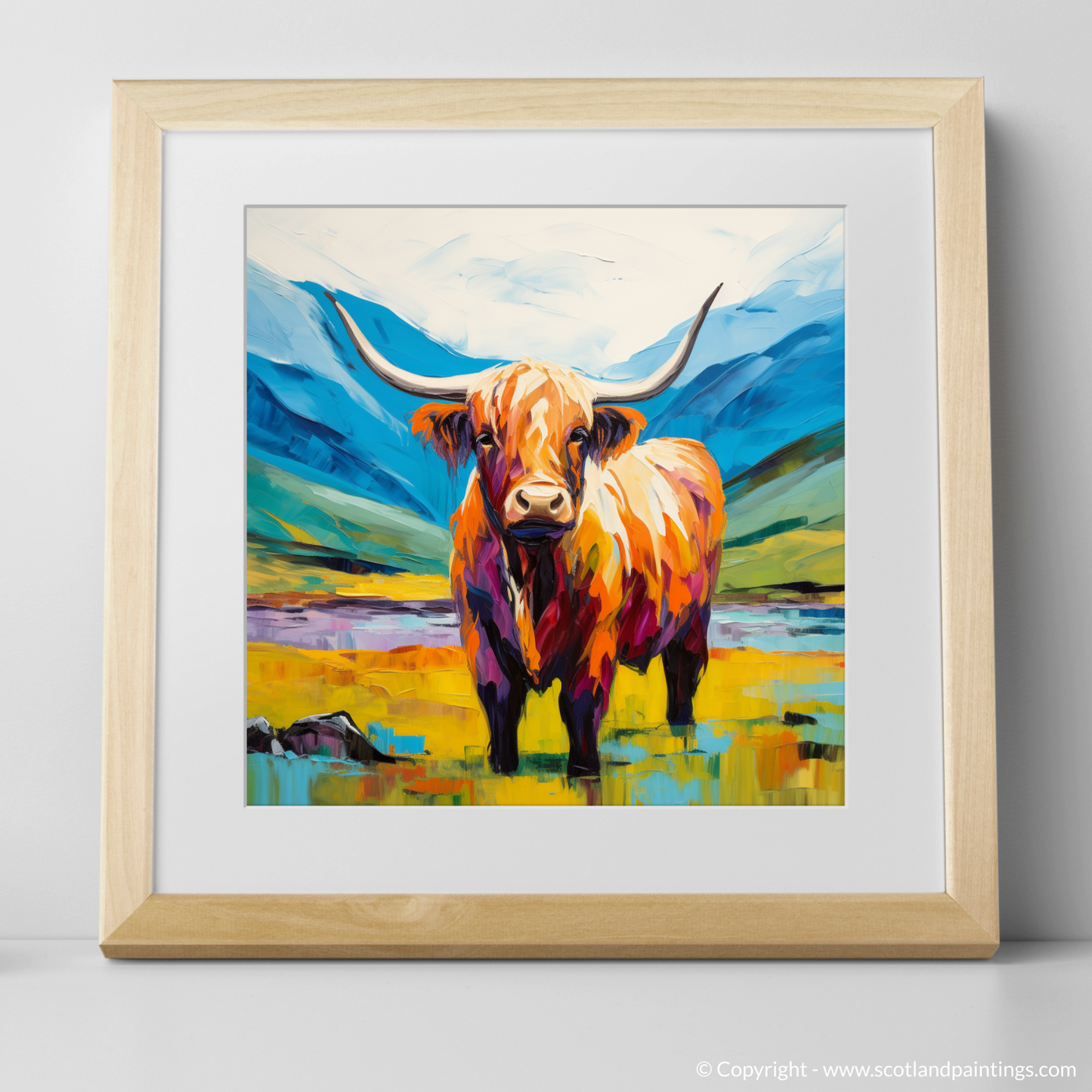 Highland Cow in Summer Splendour