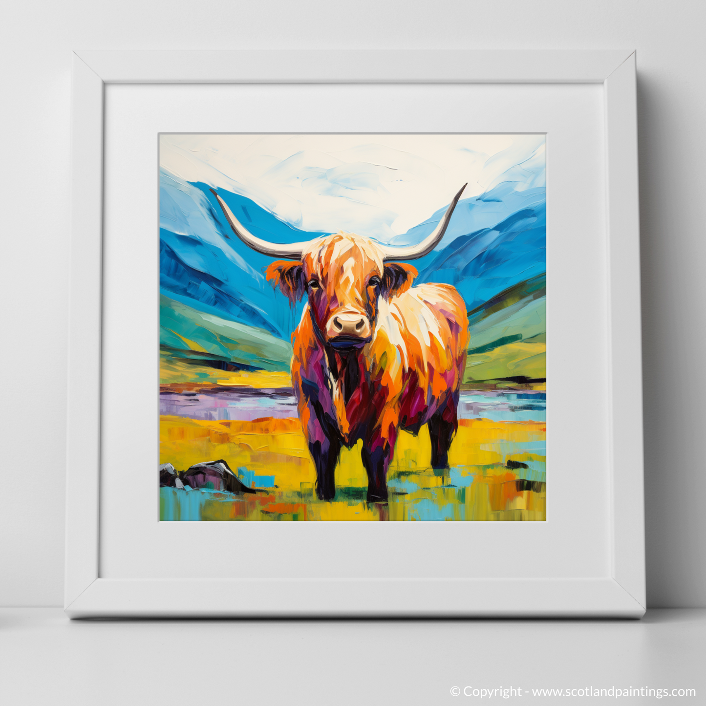 Highland Cow in Summer Splendour