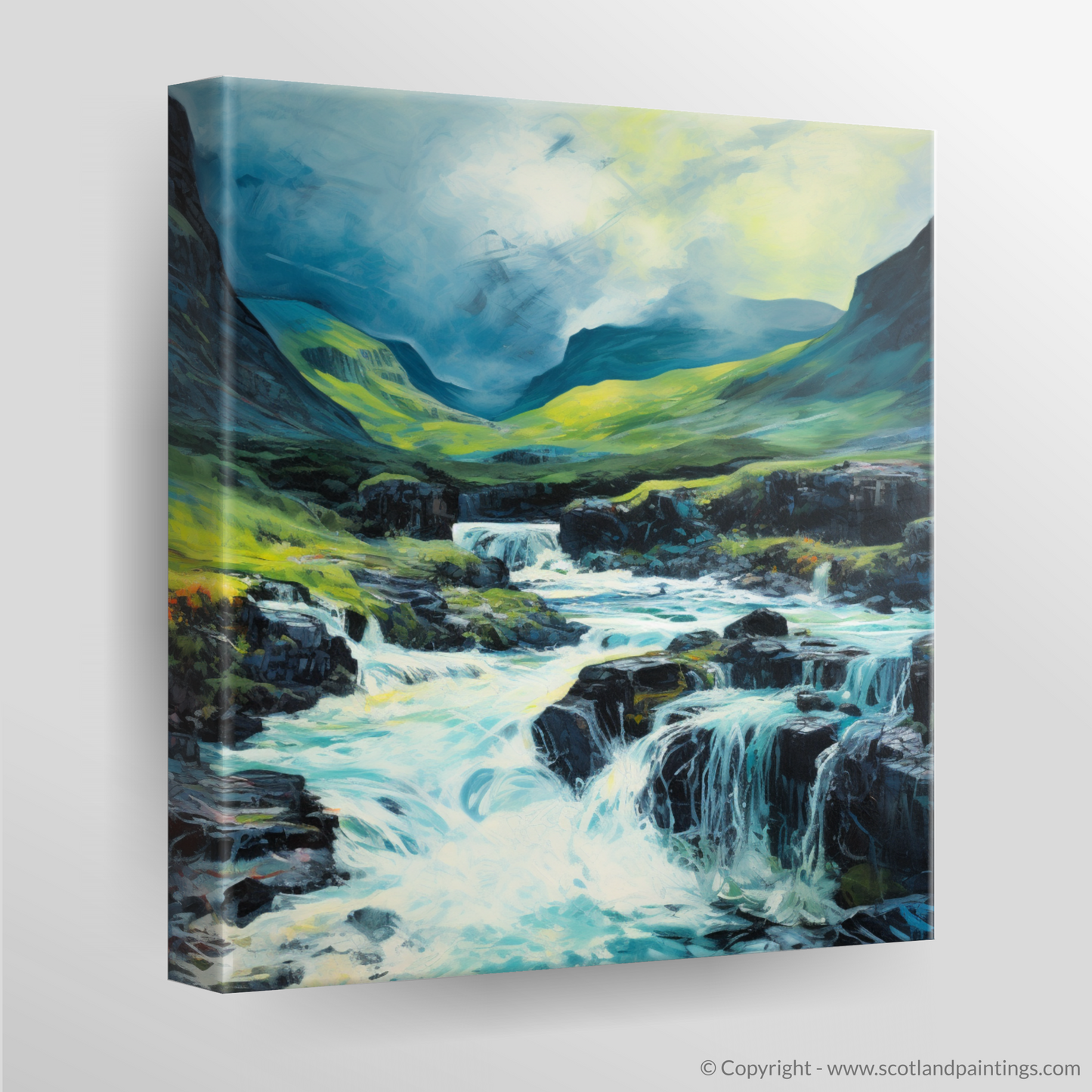 Storm over Fairy Pools: An Abstract Highland Dance