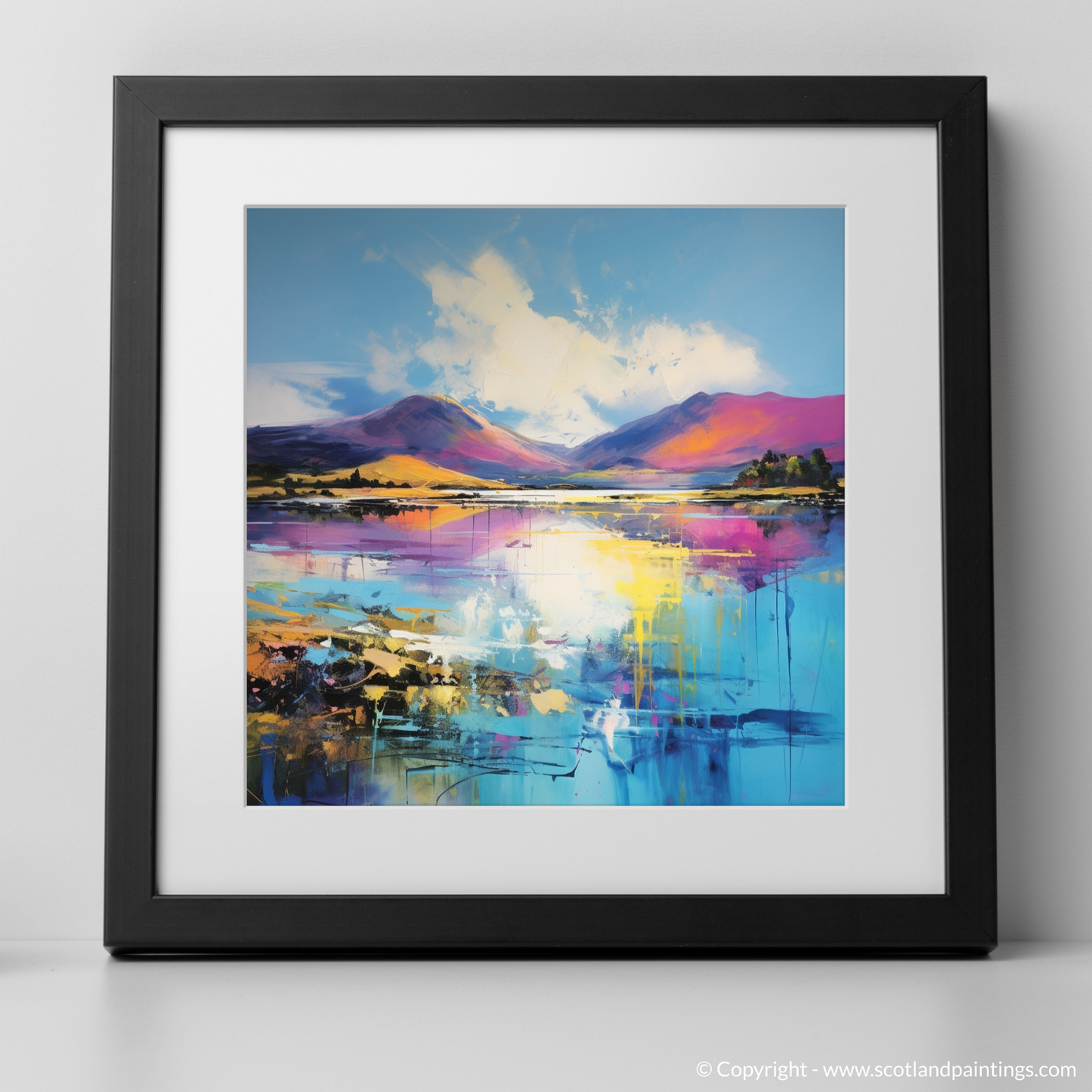 Summer's Embrace: An Abstract Journey through Loch Linnhe