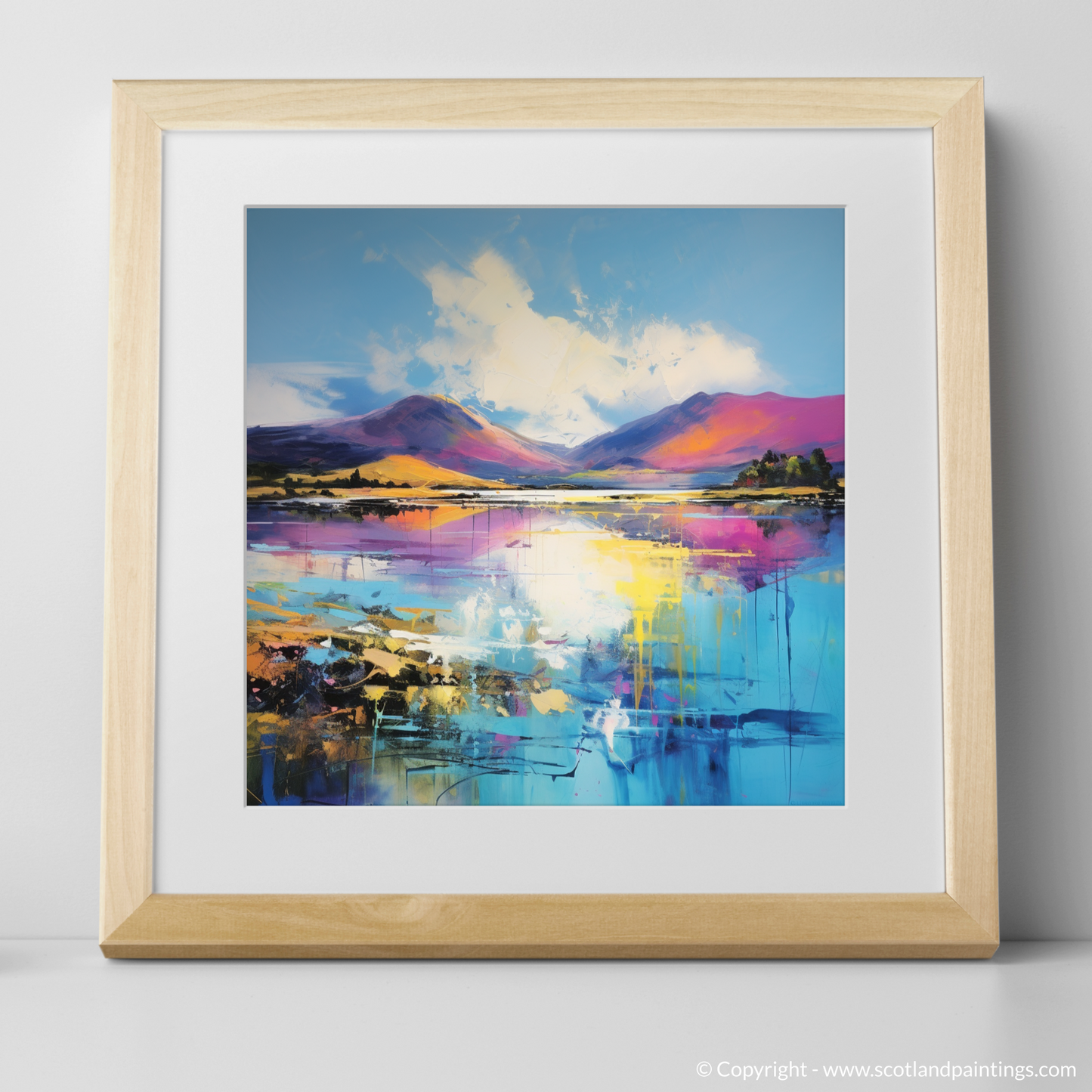 Summer's Embrace: An Abstract Journey through Loch Linnhe