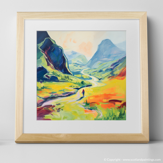 Summer Solitude in Glencoe: A Fauvist Ode to Scotland's Untamed Beauty