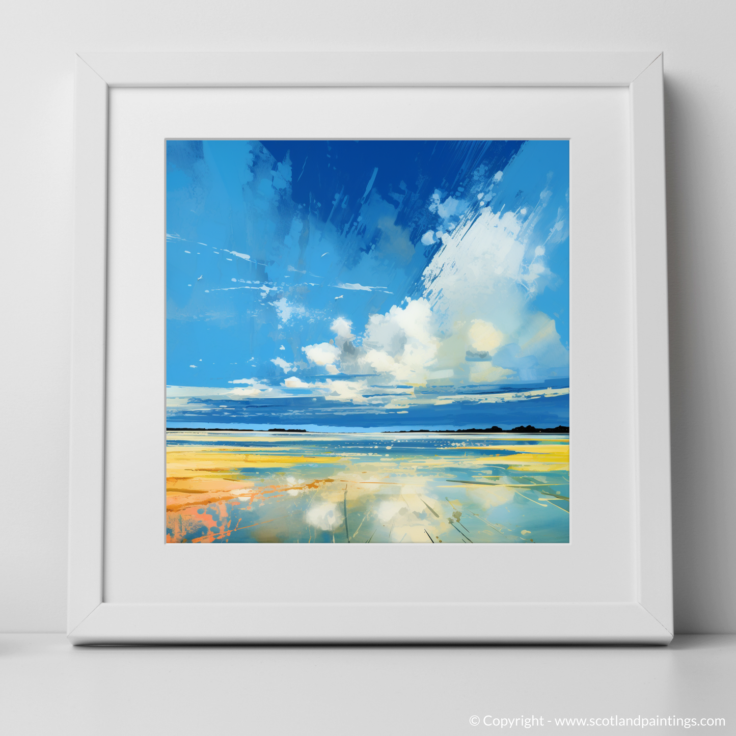 Summer's Embrace: A Nairn Beach Abstract