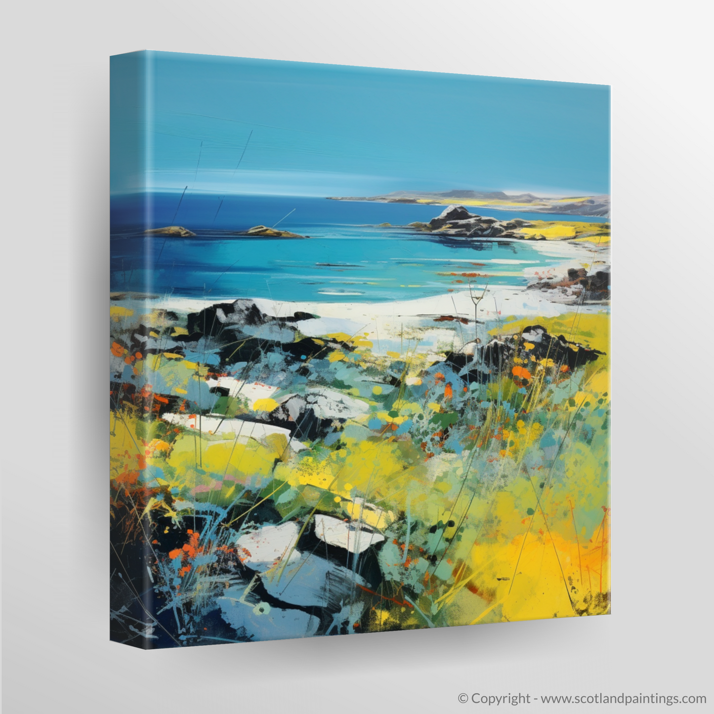 Isle of Colonsay Abstraction: A Scottish Summer Reverie