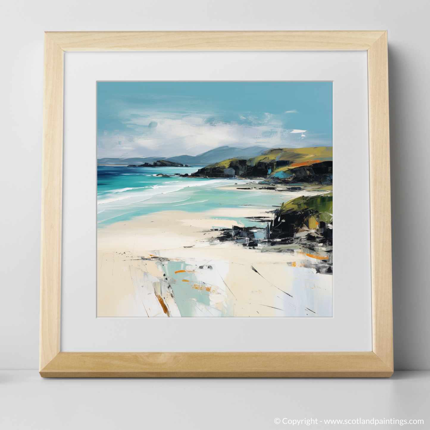 Summer Essence of Durness Beach Abstract