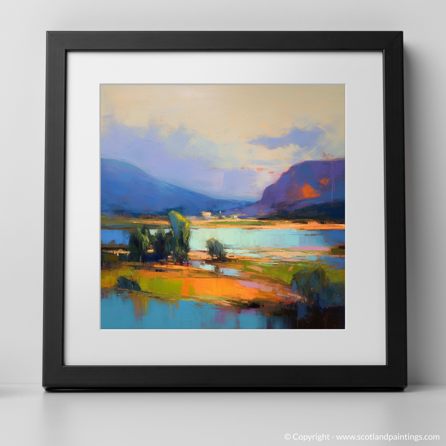 Summer's Embrace: An Expressionist Journey through Loch Tay