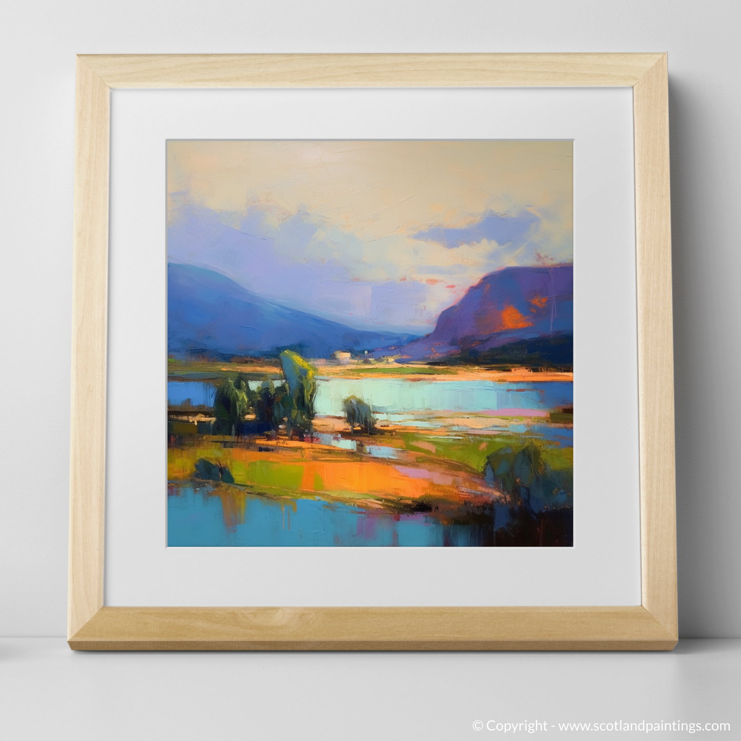 Summer's Embrace: An Expressionist Journey through Loch Tay