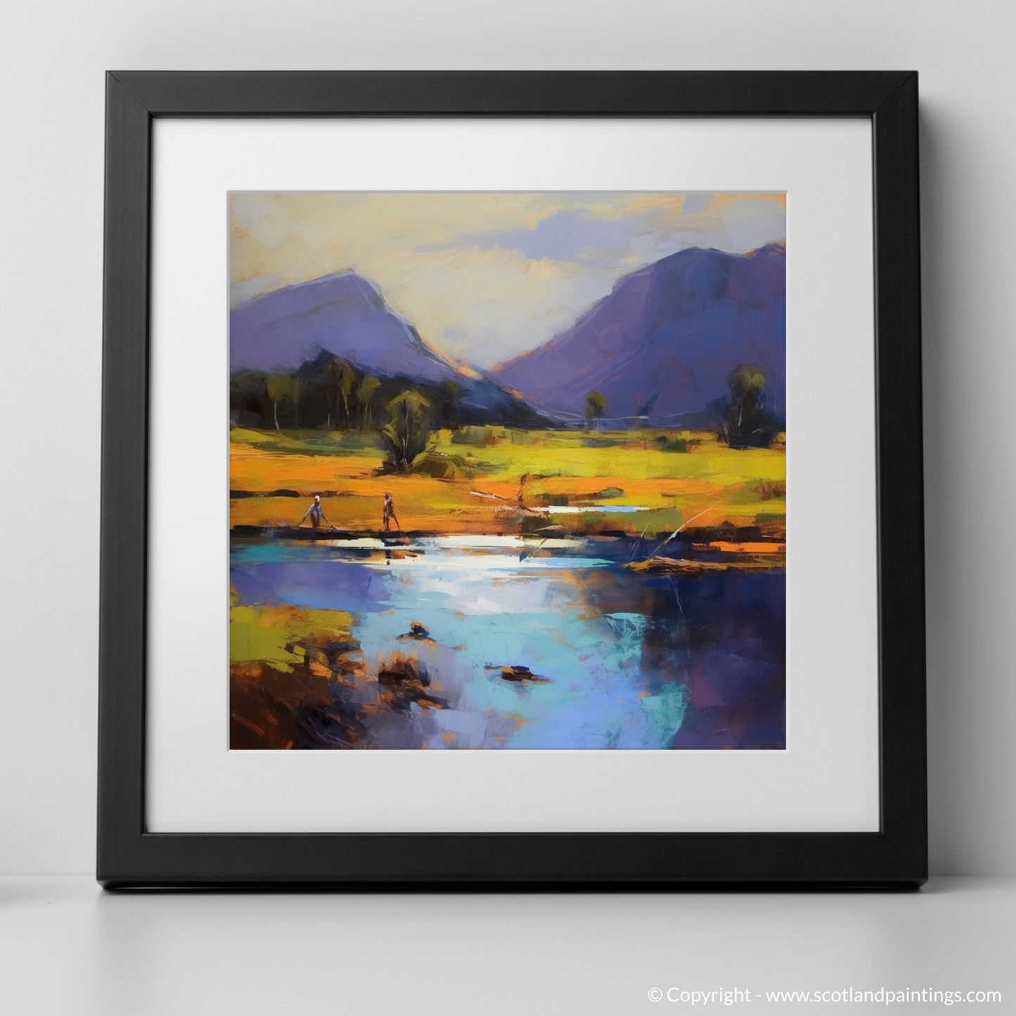 Summer Serenity: Fishermen in Glencoe