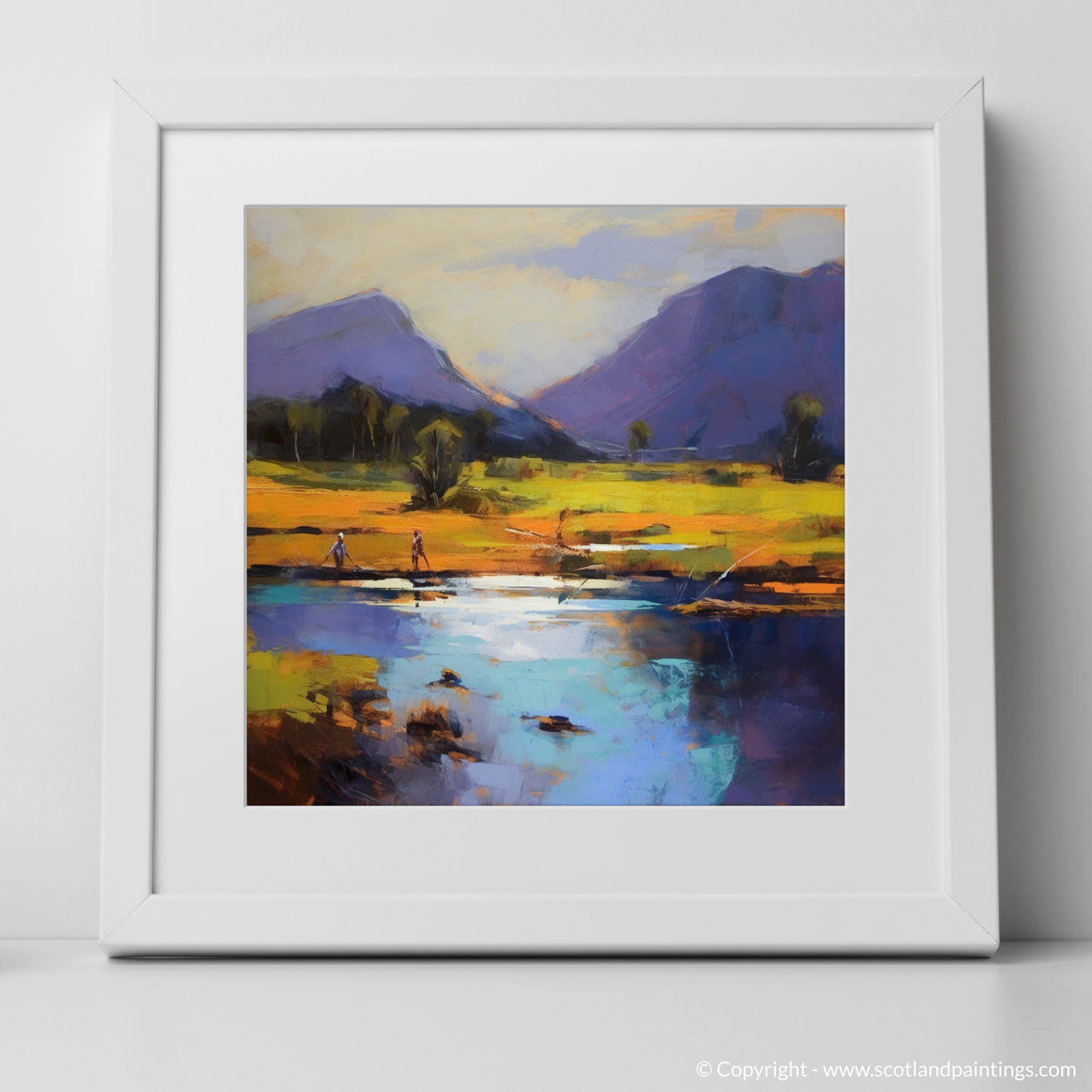 Summer Serenity: Fishermen in Glencoe