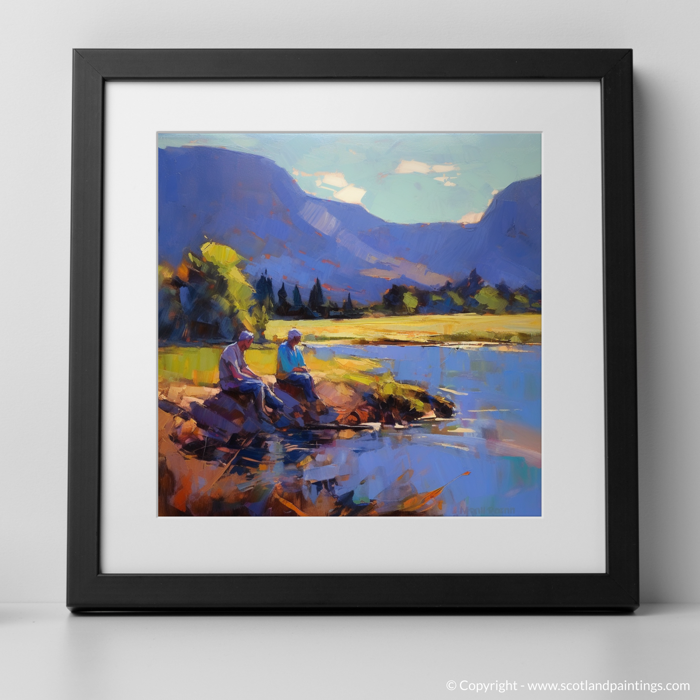 Serene Splendour: Fishermen of Glencoe in Summer