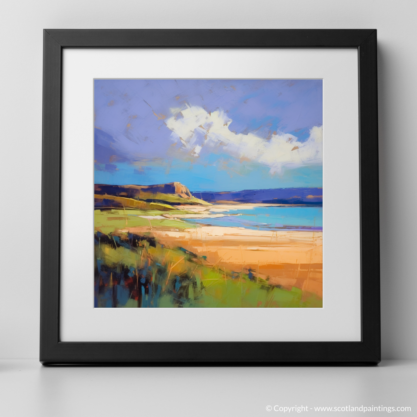 Summer Embrace: Expressionism at St Cyrus Beach, Aberdeenshire