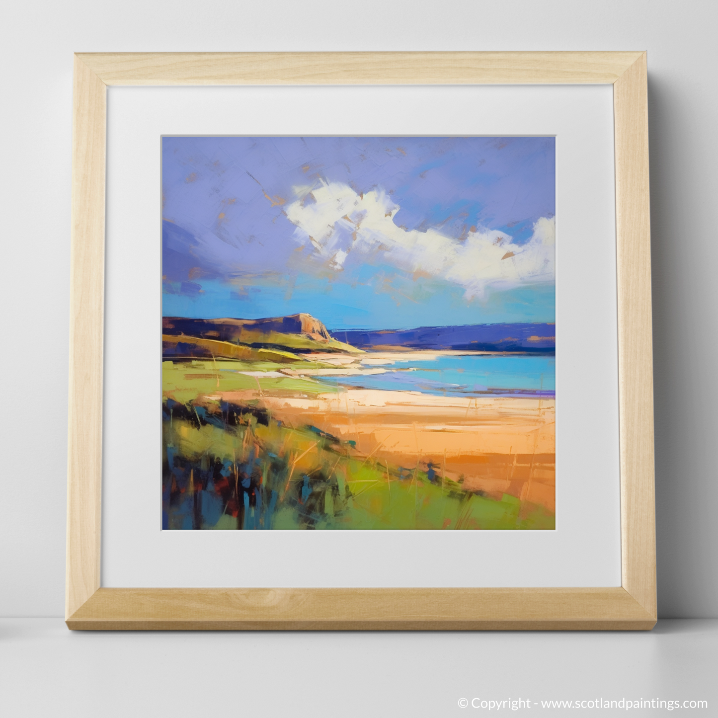 Summer Embrace: Expressionism at St Cyrus Beach, Aberdeenshire