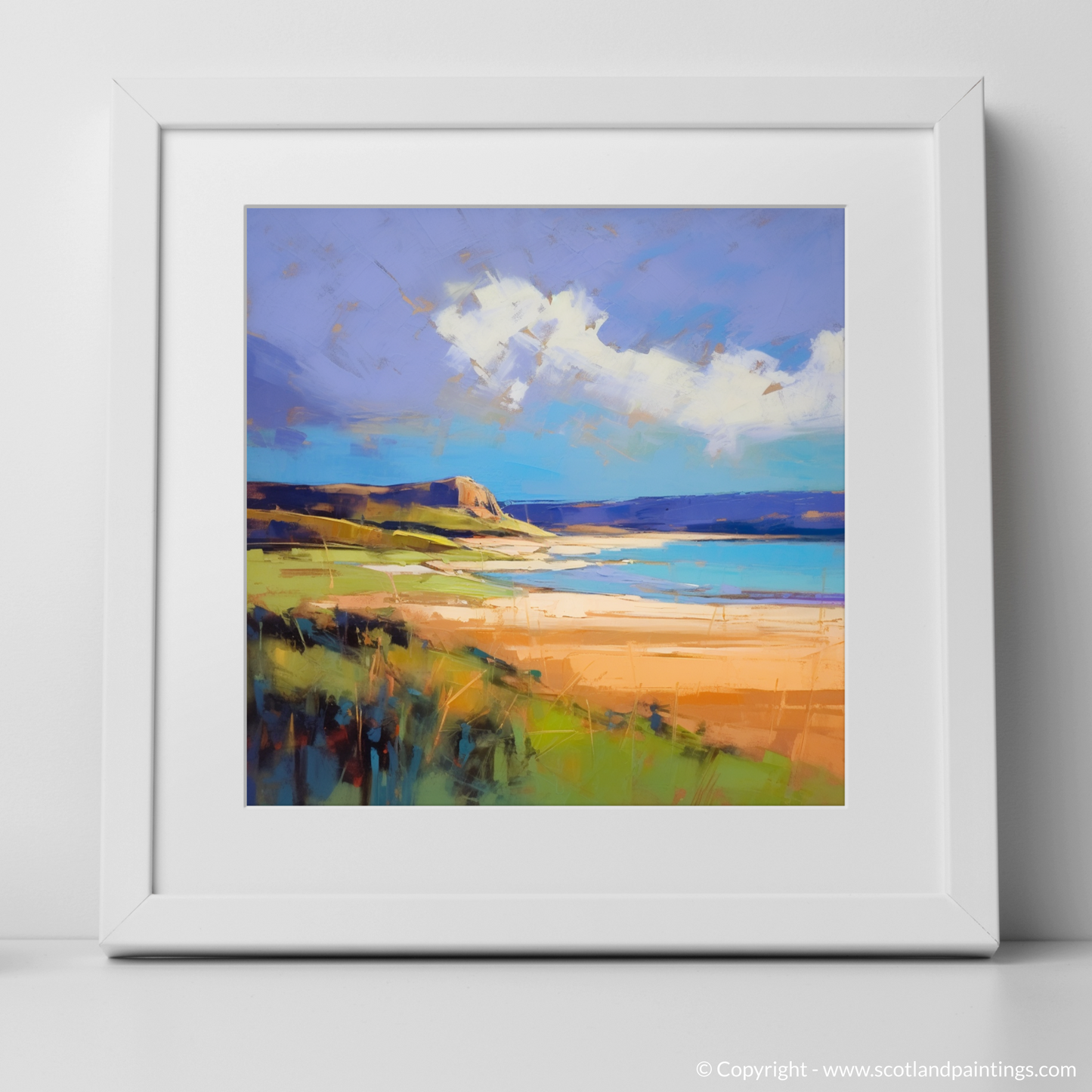 Summer Embrace: Expressionism at St Cyrus Beach, Aberdeenshire