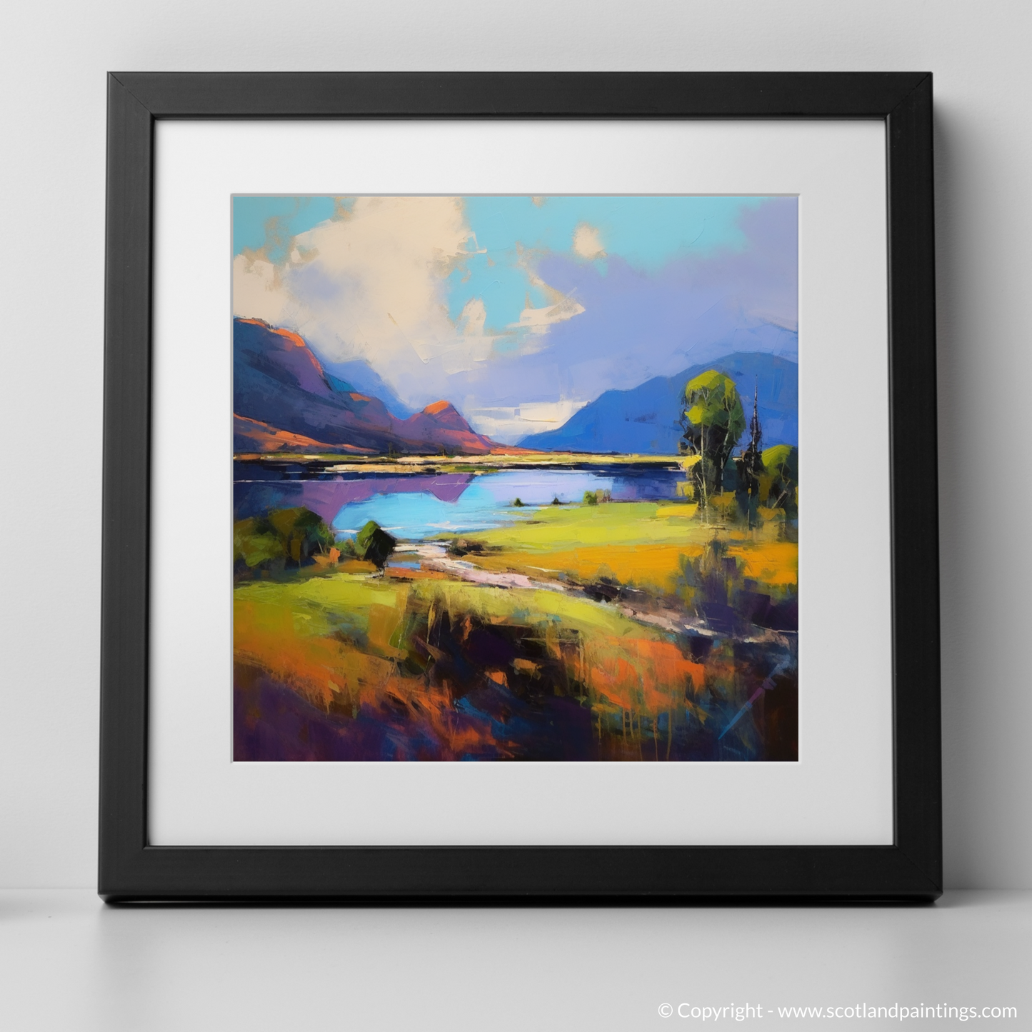 Highland Summer Vivacity: An Expressionist Journey Through Loch Shiel