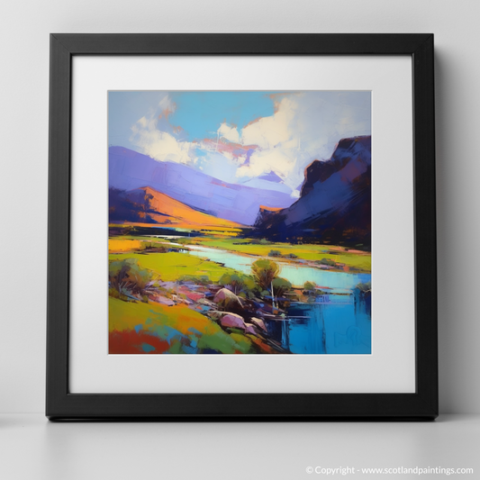 Summer Embrace of Glen Shiel: An Expressionist Ode to the Highlands